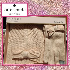Kate Spade Now Hat and Glove Set